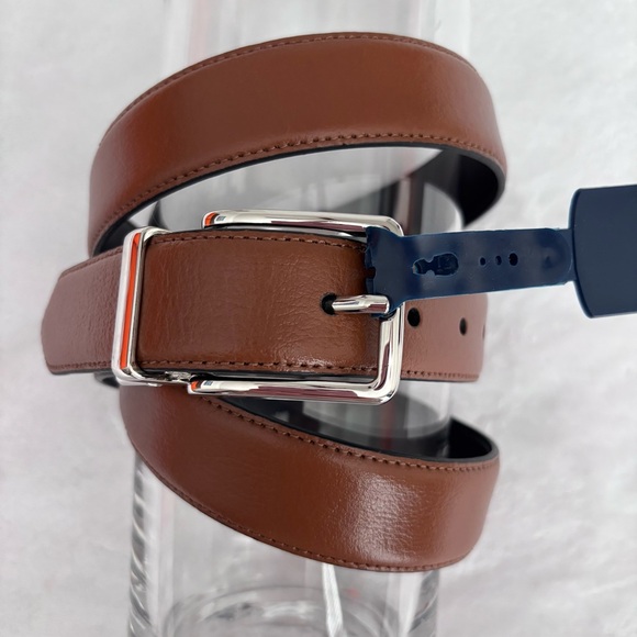 COLE HAAN Men's Classic Reversible Feather Edge Leather Belt--XL - Picture 1 of 11